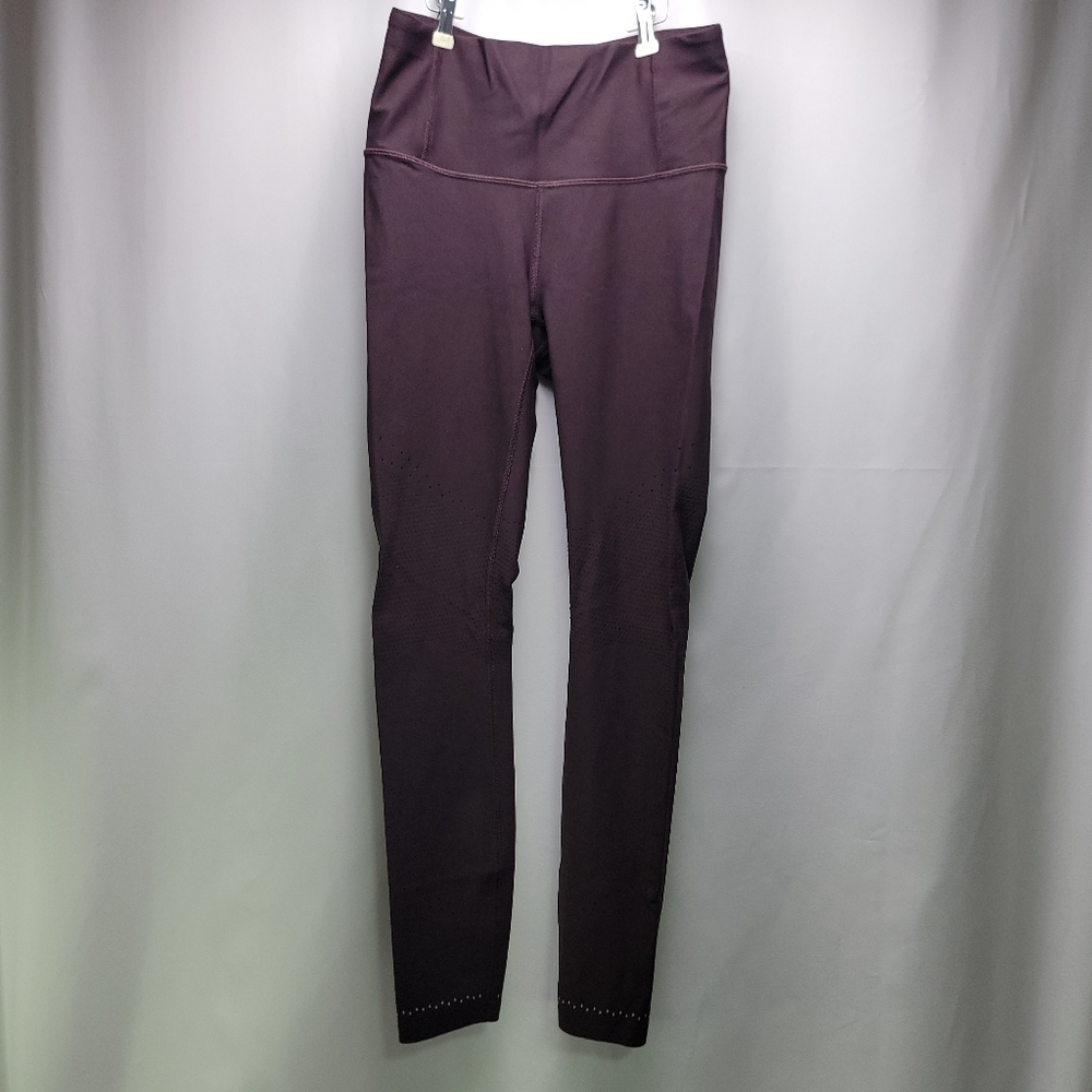 Lululemon In Focus Run Tight Plum Legging Compression Sense Reflective 8